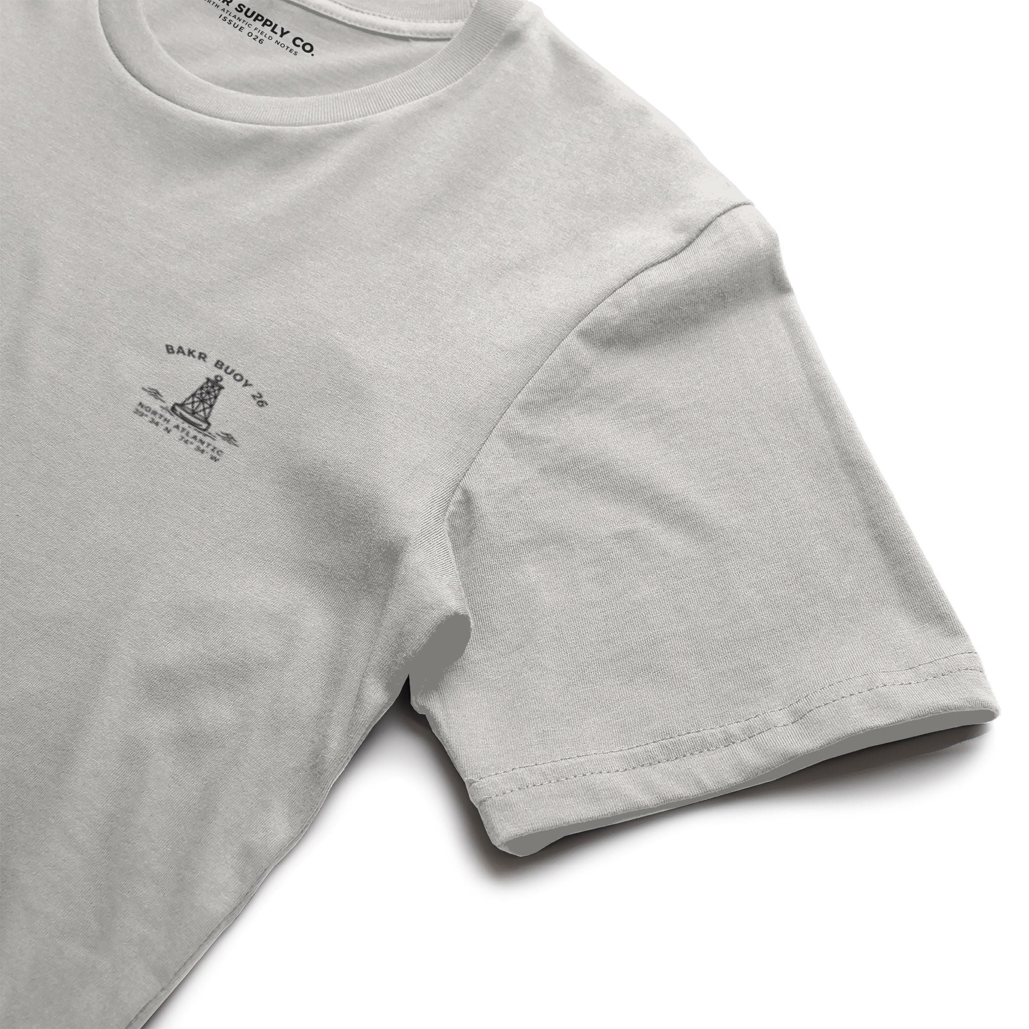 BAKR Marine Forecast Heavy Tee — Bone