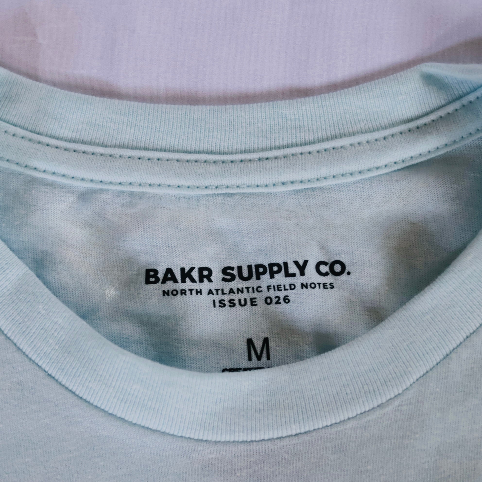 BAKR Marine Forecast Tee — Ice Blue