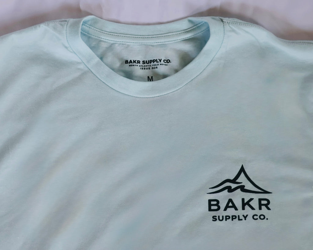 BAKR Marine Forecast Tee — Ice Blue