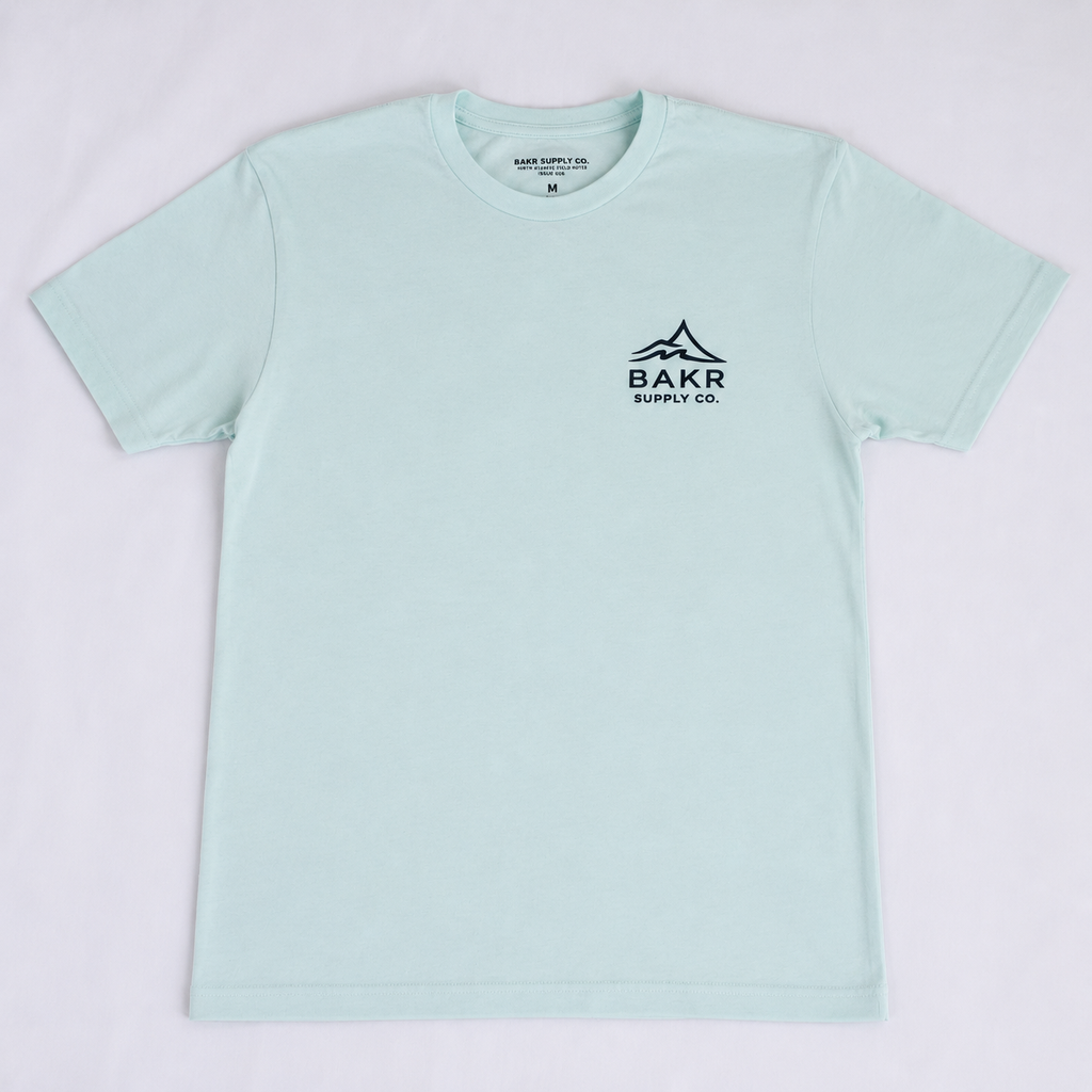 BAKR Marine Forecast Tee — Ice Blue